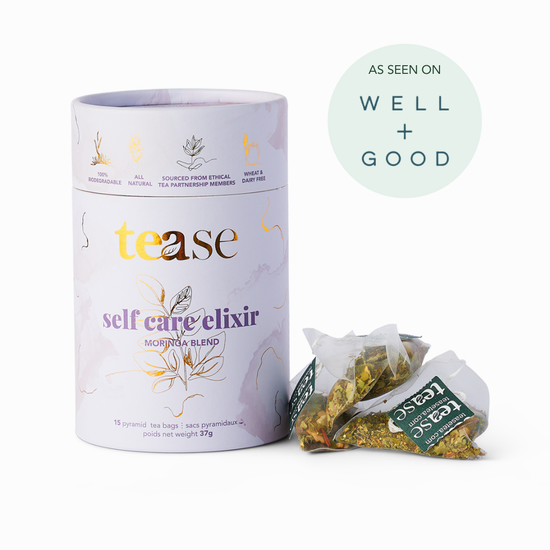 Load image into Gallery viewer, Self Care Elixir Moringa Adaptogenic Superfood Tea Blend
